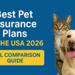 Feature image showing a dog and a cat next to the title Best Pet Insurance Plans in the USA 2026.